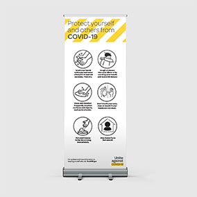 STAND UP BANNER